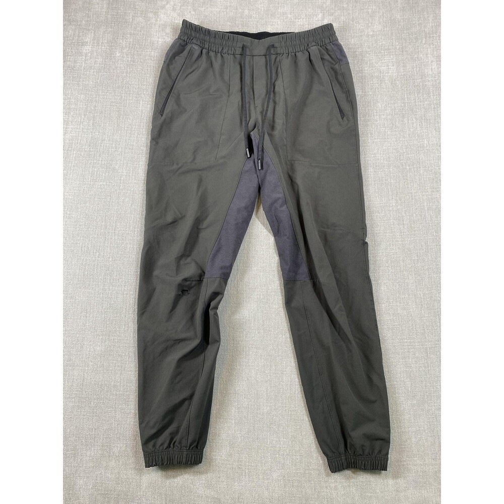 Lululemon Pants Mens Medium Gray Joggers Ventilated Zip Pockets Athletic Gym